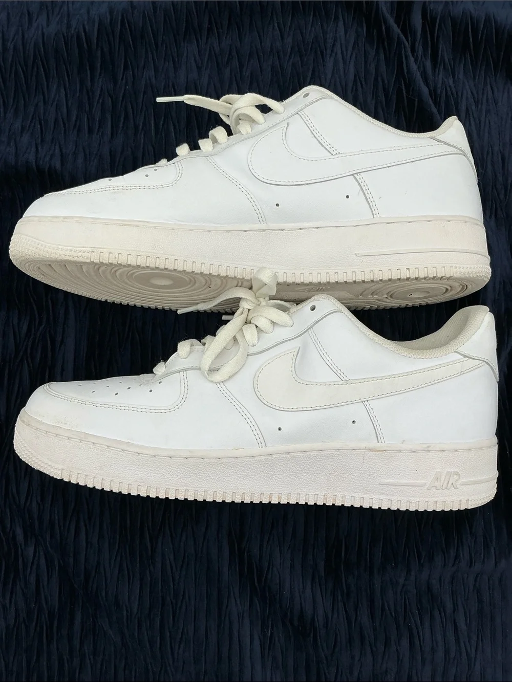 Nike AF1 Men’s White Low-Top Leather Sneakers
